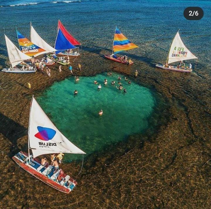Lindo Apartamento Porto De Galinhas - Ipojuca - Com Churrasqueira E Piscina Екстериор снимка